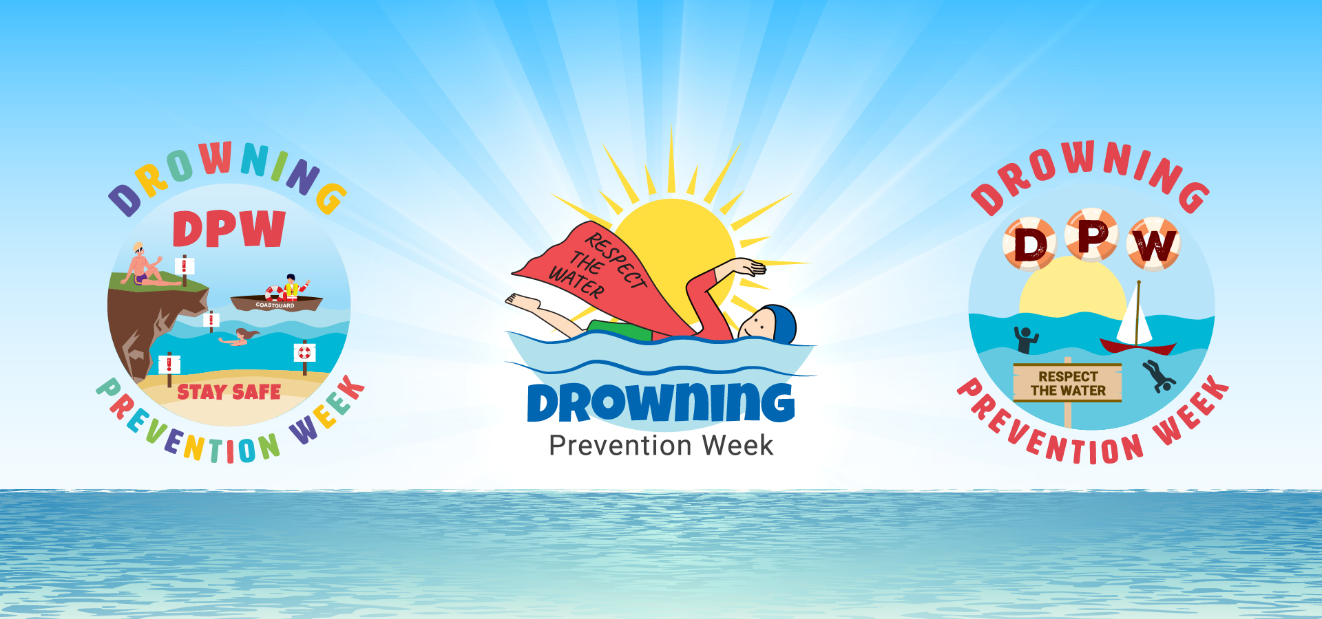 Drowning Prevention Week logo 
